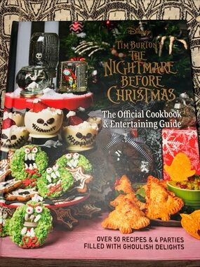 Disney, the nightmare before Christmas, official cookbook and entertaining guide
